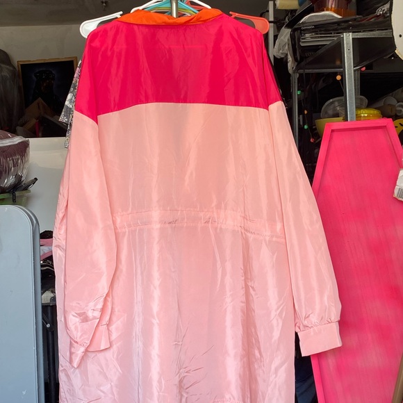 Longline Plus Windbreaker Cinched Waist - Picture 3 of 5